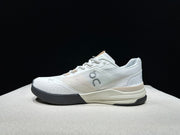 On The Roger Advantage Pro White and Beige Court Sneakers