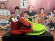 Nike Kobe 6 Basketball Shoes Red and Volt Green
