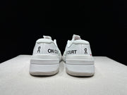 On The Roger Pro Fire Clay White Court Sneakers