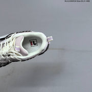 FILA Fluid 6 Low-Top Sneakers in White and Lilac