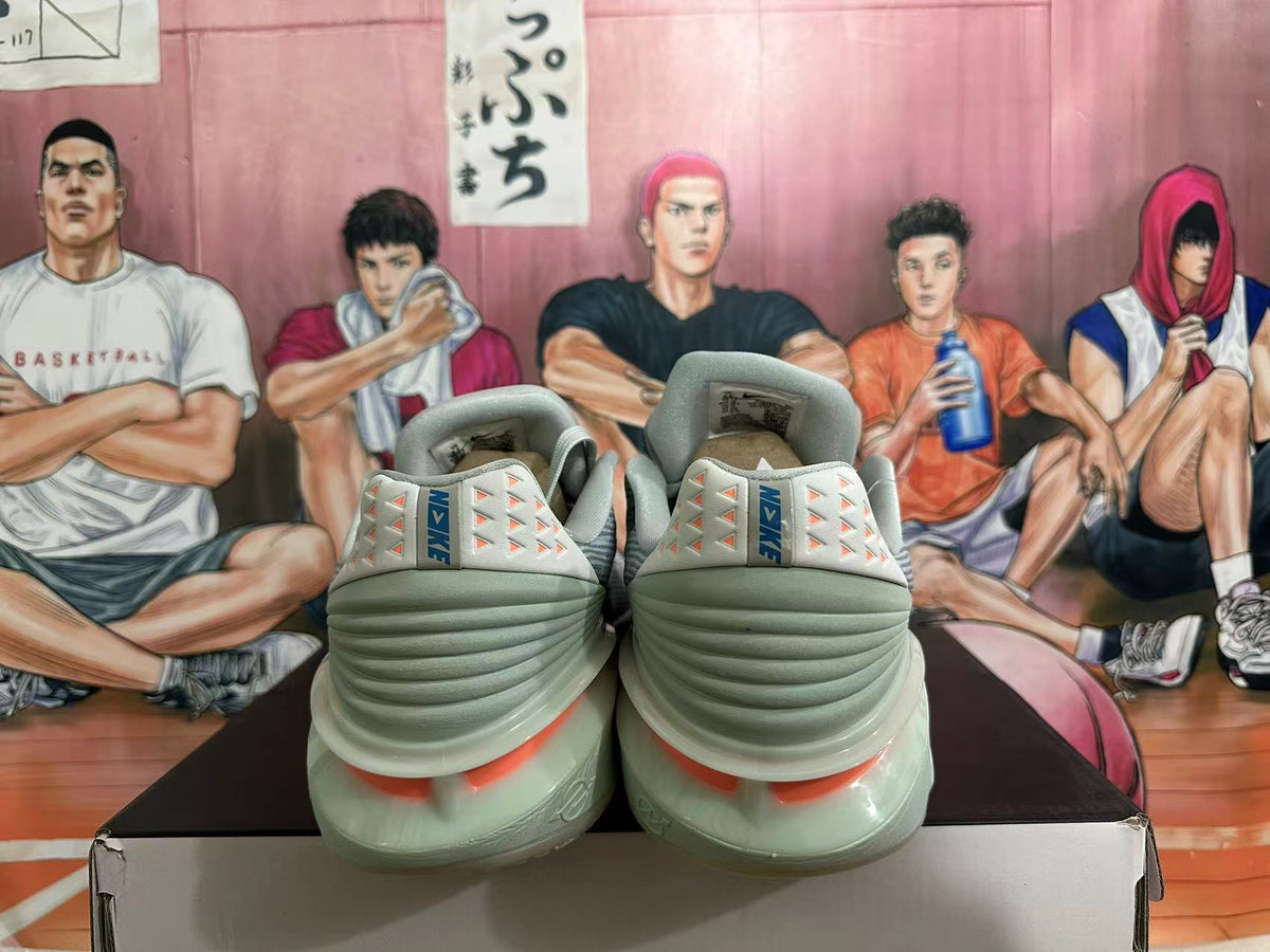 Nike Basketball Sneakers in Gray and Blue