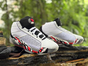 Jordan XXXVIII Basketball Shoes White Black Red