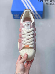 adidas Superstar Pink Leather Sneakers 2607TGD735A15