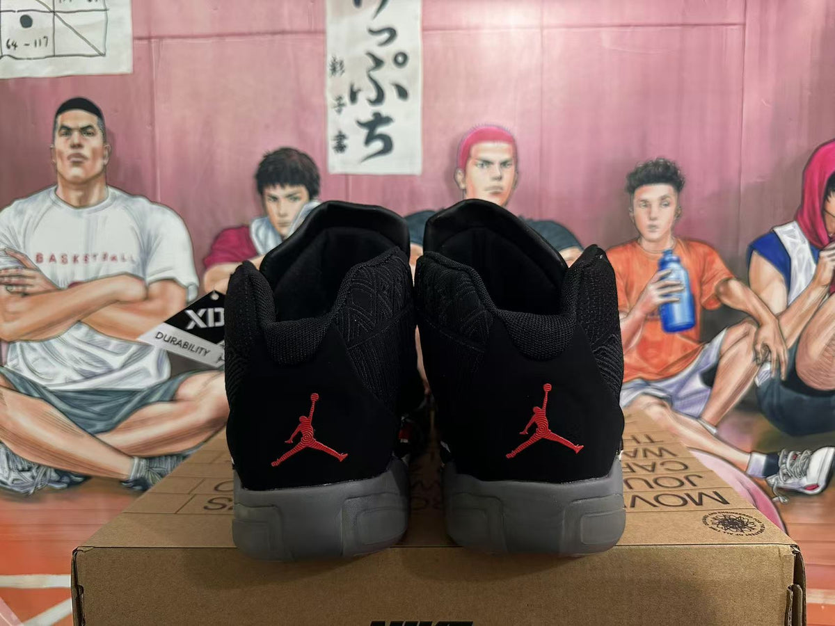 Jordan 23 Retro Basketball Sneakers Black Red White