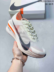 Nike ZoomX Vaporfly NEXT% 4 White Orange Running Shoes
