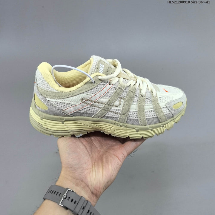 Nike P-6000 Retro Running Sneakers in Cream or Silver Pink