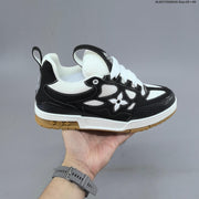 Louis Vuitton Trainer-Style Sneakers in Burgundy and White