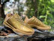 Nike Kobe 5 Basketball Shoes in Metallic Gold