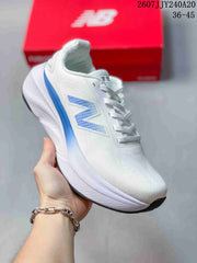 New Balance Fresh Foam X More v6 White Blue Running Shoes