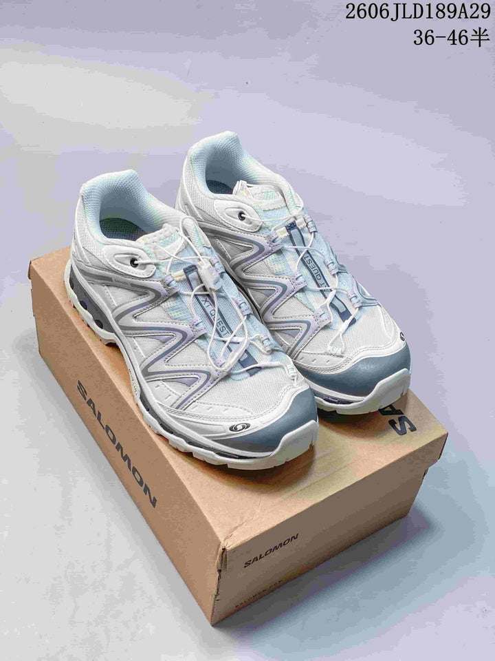 Salomon XT-Quest ATHR Trail Sneakers in White and Gray