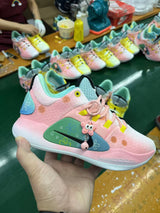 Nike Hyperdunk SpongeBob Pink and Yellow Sneakers