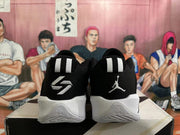Jordan Black and White Basketball Shoes