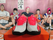 Nike Basketball Shoes Red and Gray