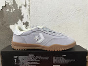 Converse Trainer-Style Sneakers in Gray and Gum