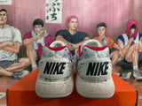 Nike Basketball Shoes in White, Blue and Red