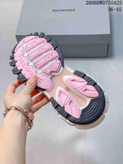 Balenciaga Track 2 Sneakers in White, Pink and Gray