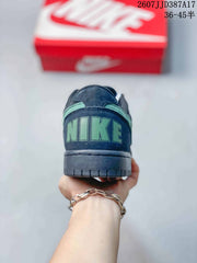 Nike Big Nike Low Lux Sneakers Black Green JD387A17