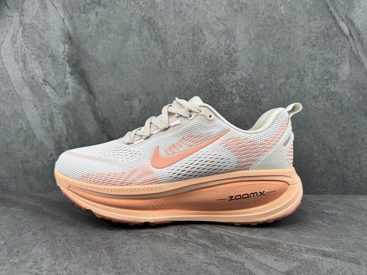 Nike ZoomX Running Shoes in White and Peach