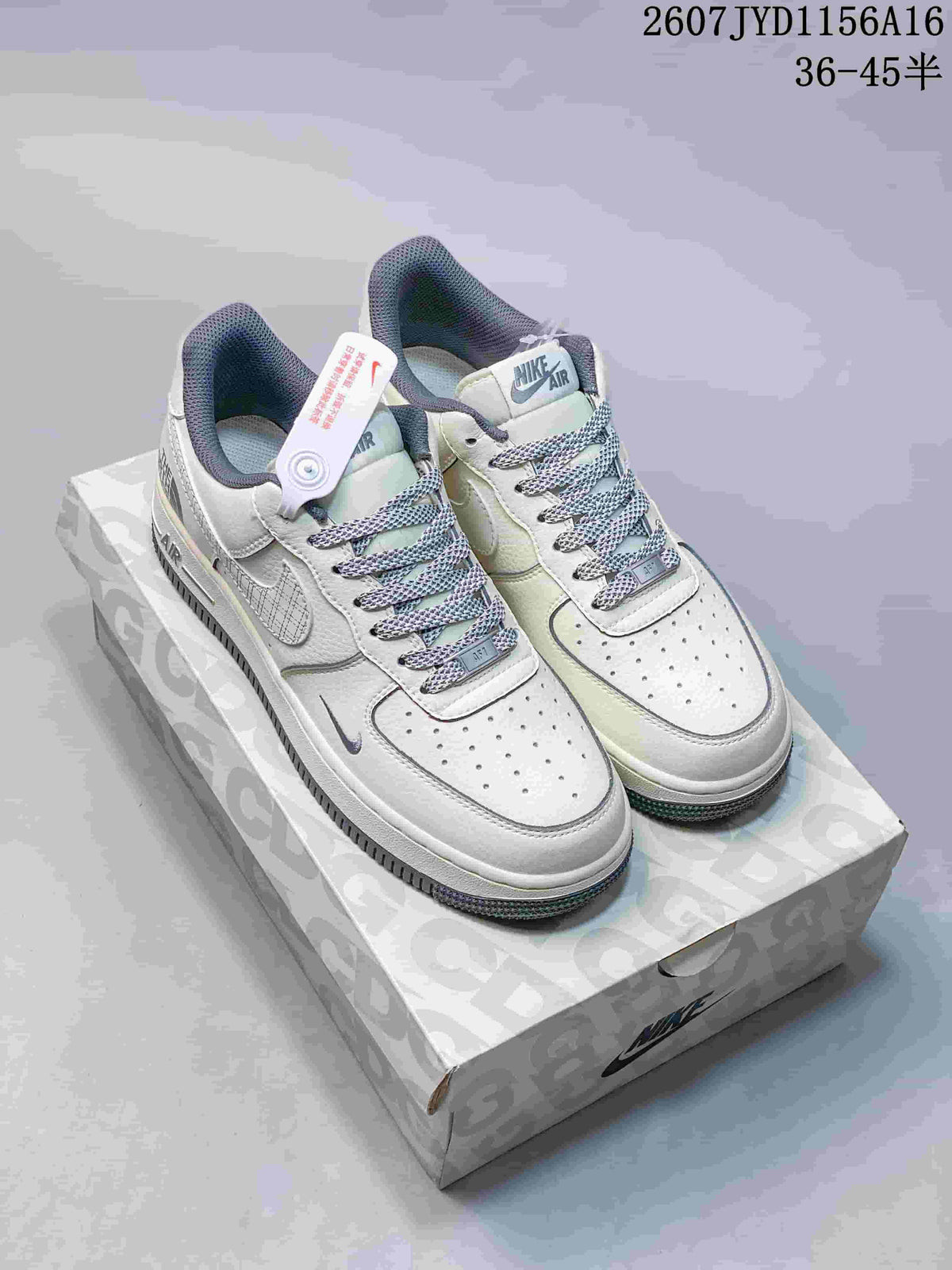 Nike Air Force 1 '07 Low Gray White Sneakers 2607JYD1156A16