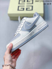 Nike Air Force 1 Low Gray Blue Sneakers 2607JYD1155A15