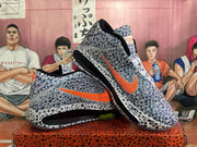 Nike Basketball Shoes, Gray and Orange Speckled Design