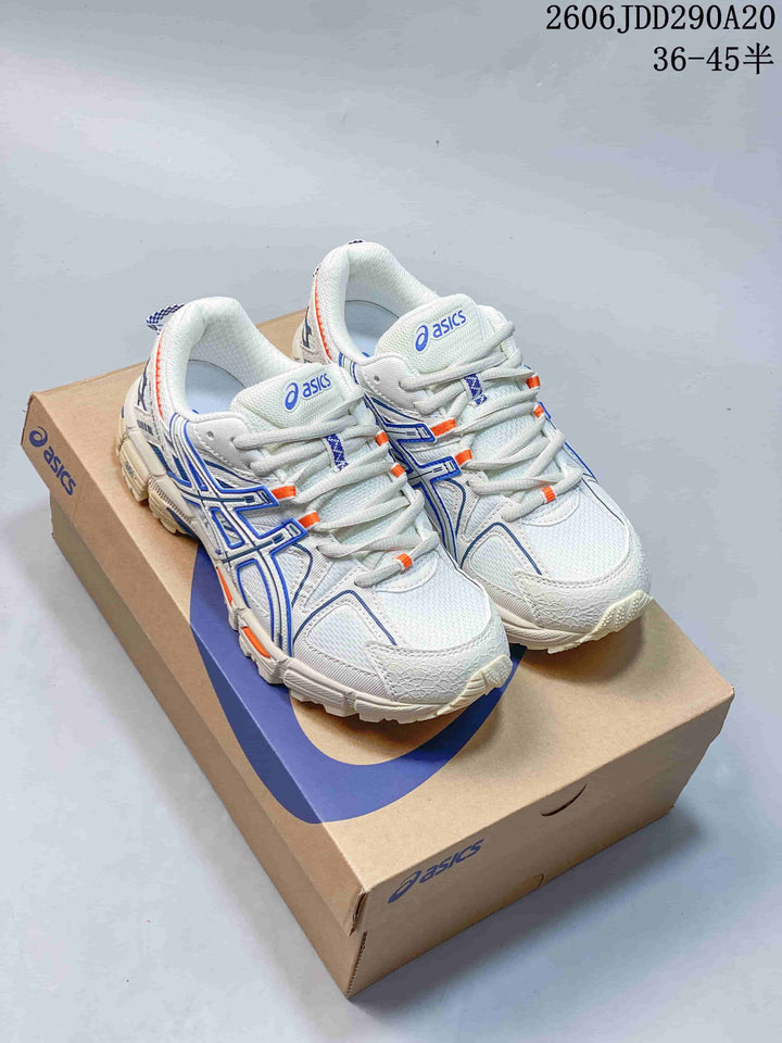 ASICS Tiger Gel-Kahana 8 Sneakers White Blue Orange 612000ASOEW