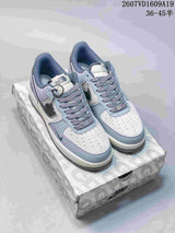 Nike Air Force 1 Low Gray White Sneakers