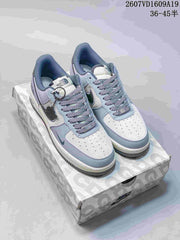 Nike Air Force 1 Low Gray White Sneakers