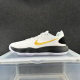 Nike White Black Gold Low-Top Sneakers