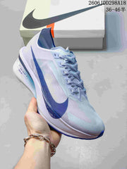 Nike ZoomX Vaporfly NEXT% 4 Road Racing Sneakers White Blue