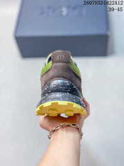 Dior Squash Sneakers Green and Brown 2607HXD1822A12