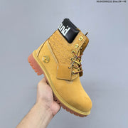 Timberland Yellow Lace-Up Ankle Boots