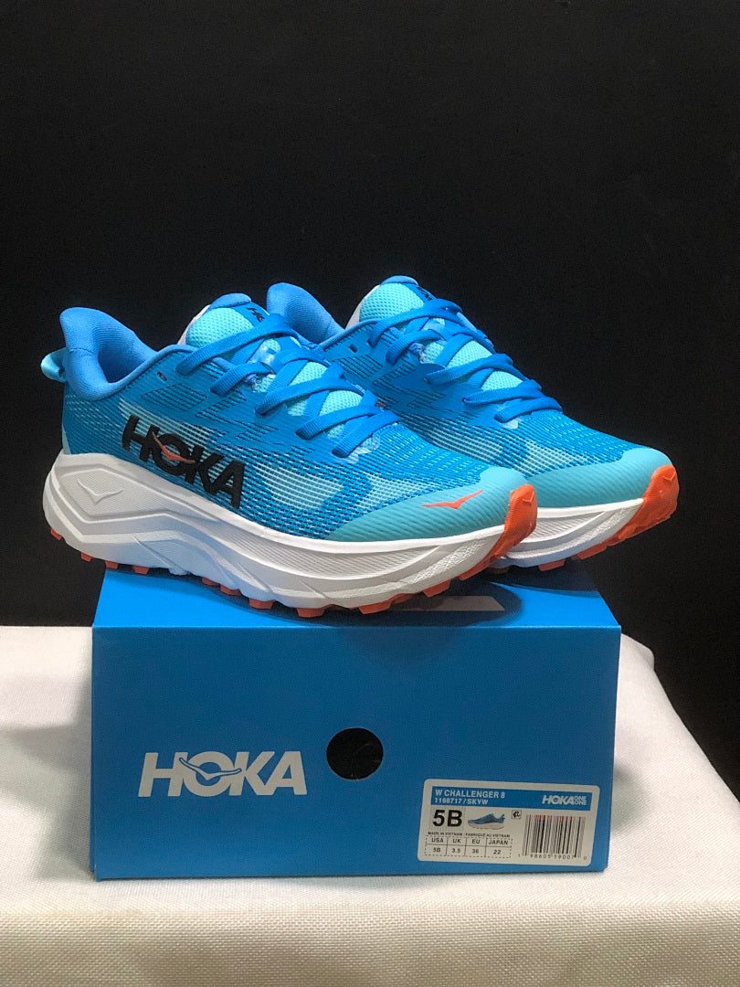 HOKA Challenger 8 Trail Running Shoes, Blue
