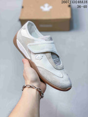 DESCENTE Edge Court Retro Low-Top Sneakers White Gray SP323LSN82
