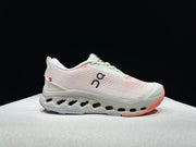 On Cloudsurfer Trail 2 Trail Running Shoes, Ivory and Coral