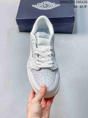 Jordan Low-Top Sneakers in White and Light Grey