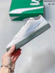 PUMA BMW MMS Suede XL Sneakers White and Gray 2607JDD293A13
