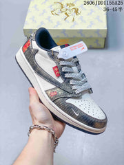 Jordan Air Jordan 1 Low OG SP Travis Scott Fragment White Black