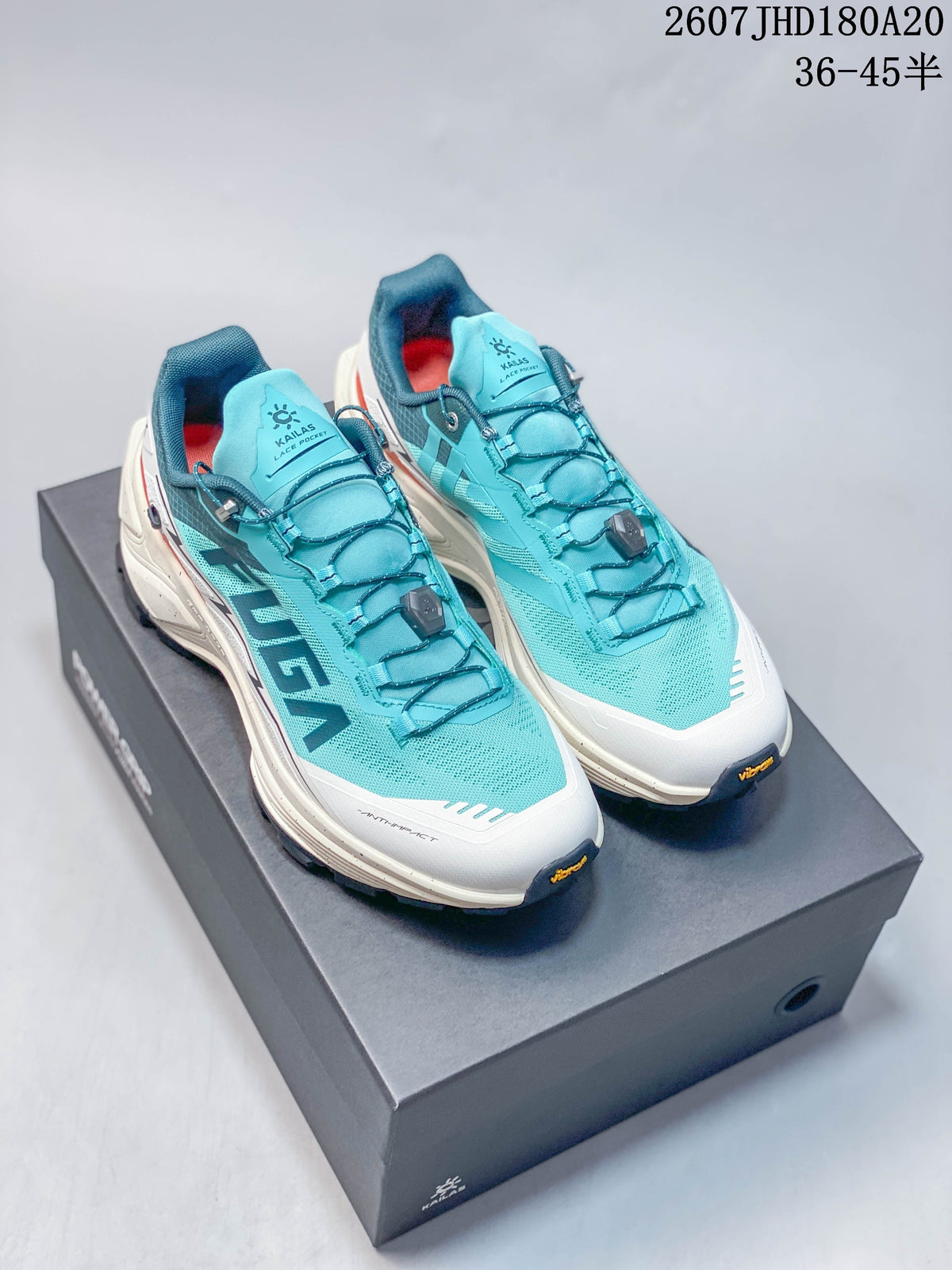 KAILAS Expedition Low-Top Hiking Shoes Turquoise 2607JHD180A20