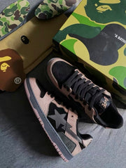 BAPE SK8 Sta Sneakers Black and Pink 1H80-191-016