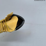Timberland Yellow High-Top Lace-Up Boots