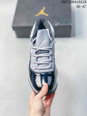 Jordan Air Jordan 11 Retro High-Top Sneakers Navy Grey 2607JDD418A18
