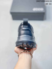 ECCO 2607GDD846A16 Black Mesh Casual Sneakers