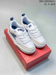 PUMA 2601JDD296A31 White Blue Platform Sneakers