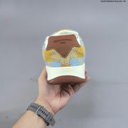 Louis Vuitton Tilted Low Sneakers in Blue and Yellow Check