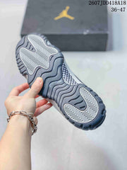Jordan Air Jordan 11 Retro High-Top Sneakers Navy Grey 2607JDD418A18