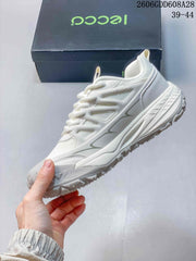 ECCO White Mesh-Look Lace-Up Sneakers 2606GDD608A28