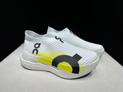 On Cloudboom Strike LS Running Shoes White Lime