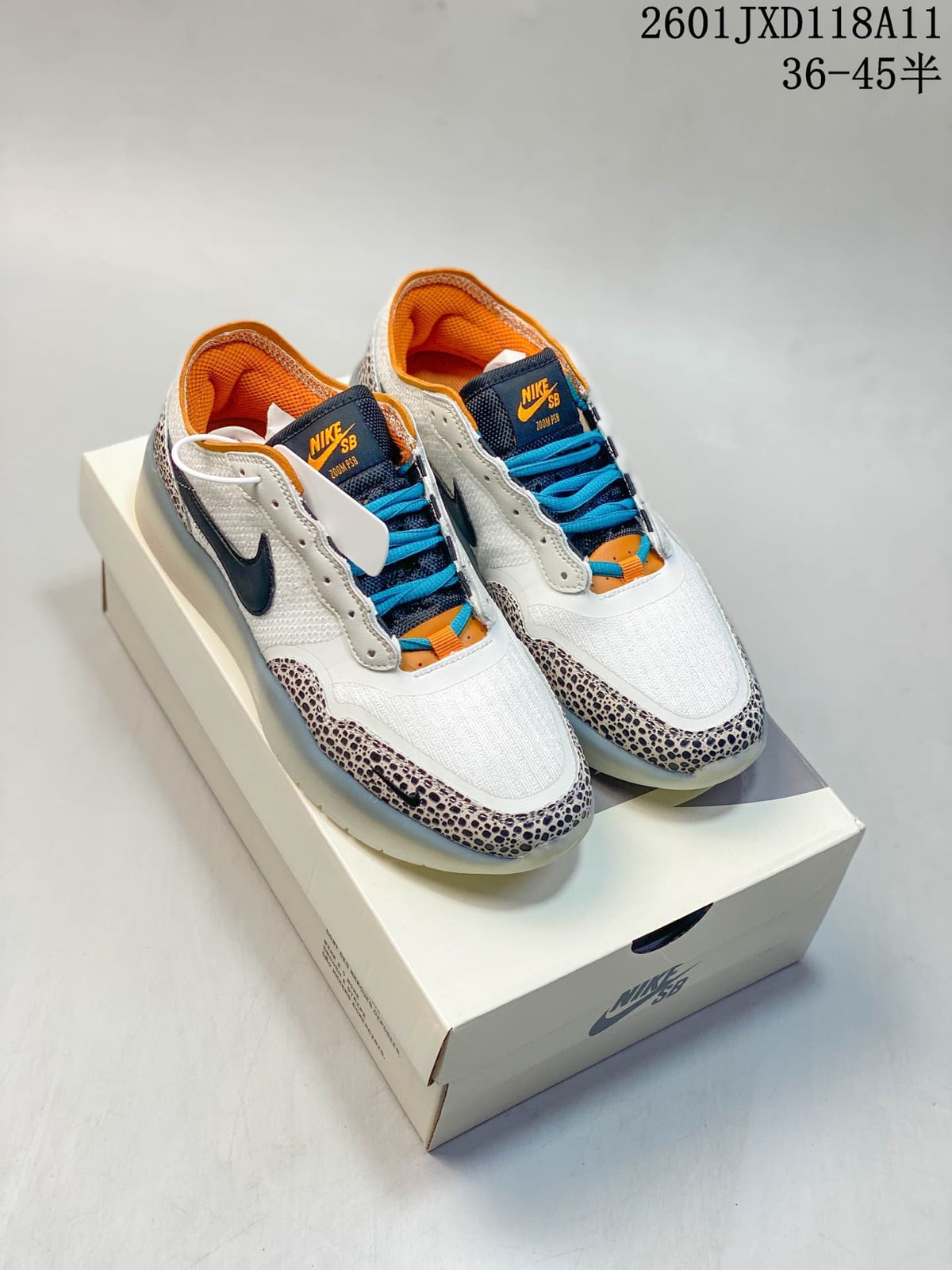 Nike SB PS8 Sneakers White Blue Orange FV8493-200