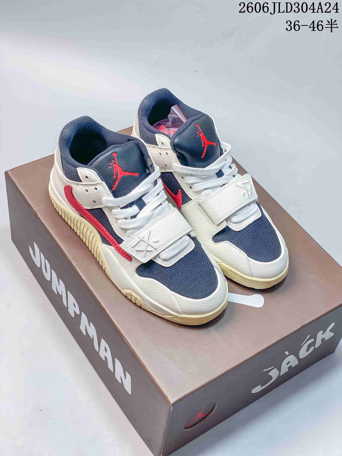 Travis Scott x Jordan Jumpman Jack Mocha Low-Top Sneakers